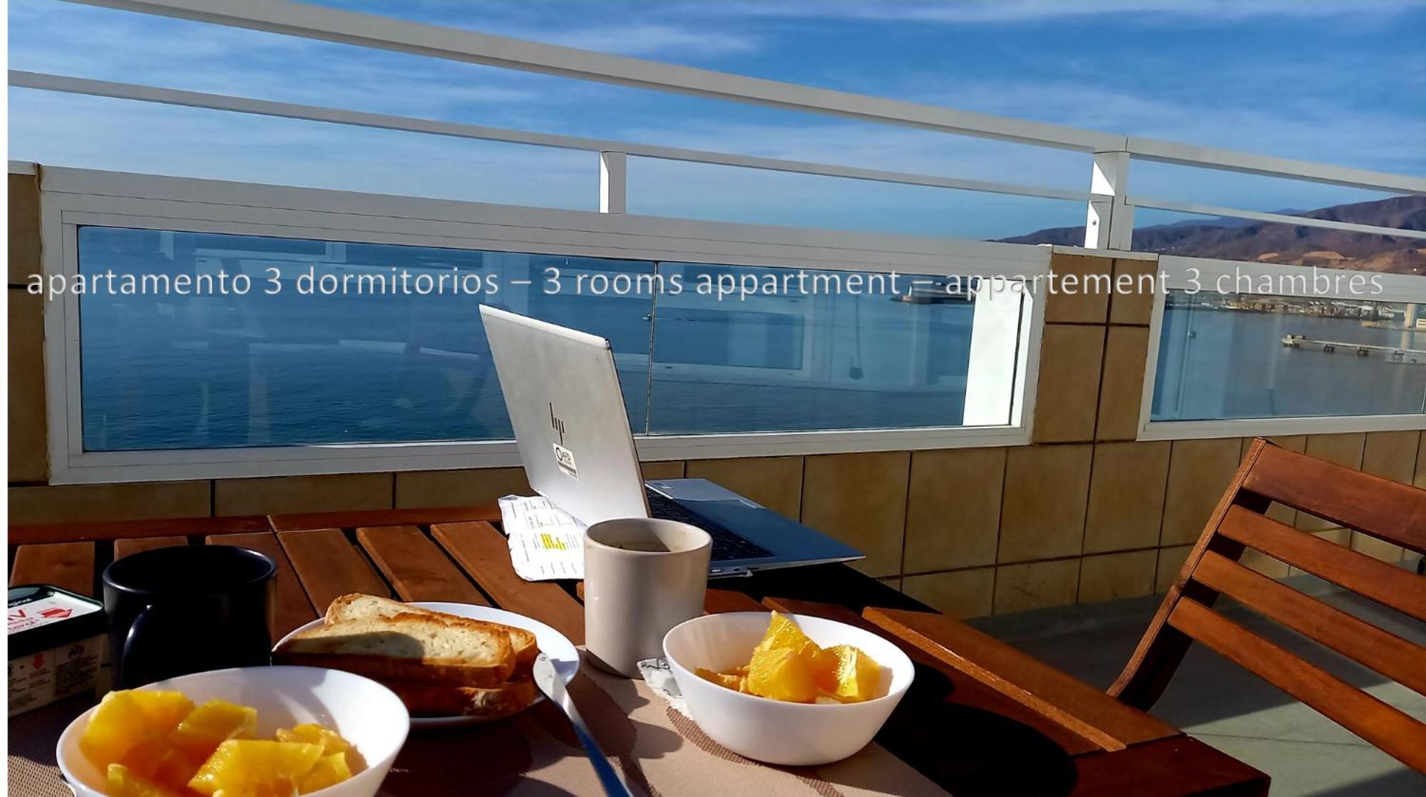 Increible Atico Con Vistas A La Bahia De Almería Exterior foto